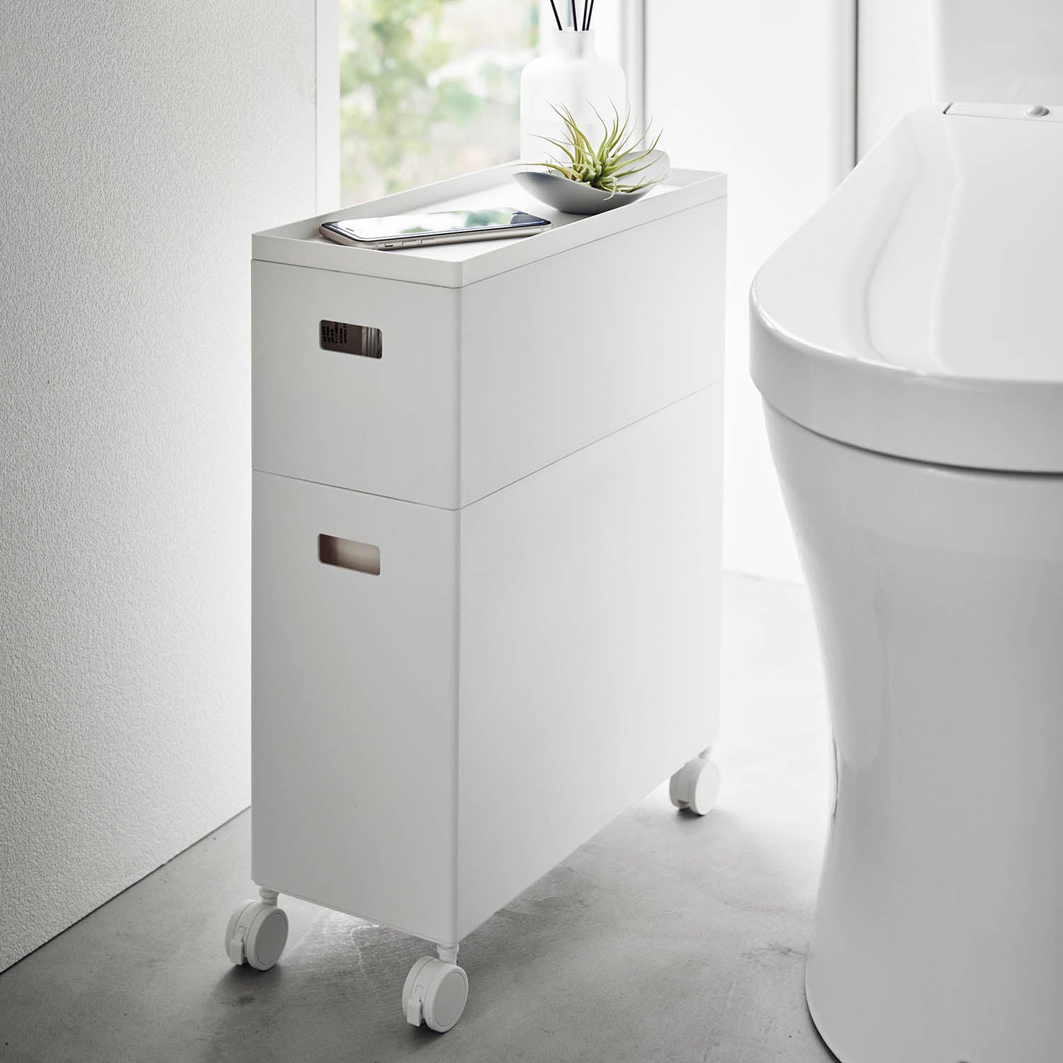 蓋付き収納ボックスワゴン用追加ボックス タワー L | 山崎実業【公式】