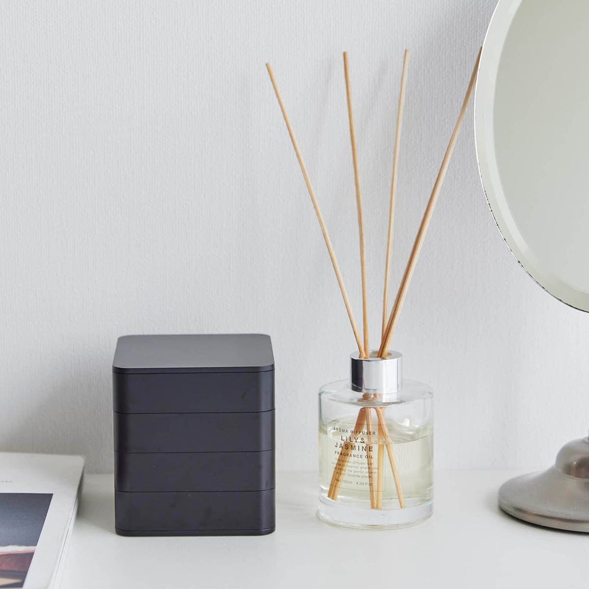 アクセサリートレー タワー 4段 スクエアのイメージ