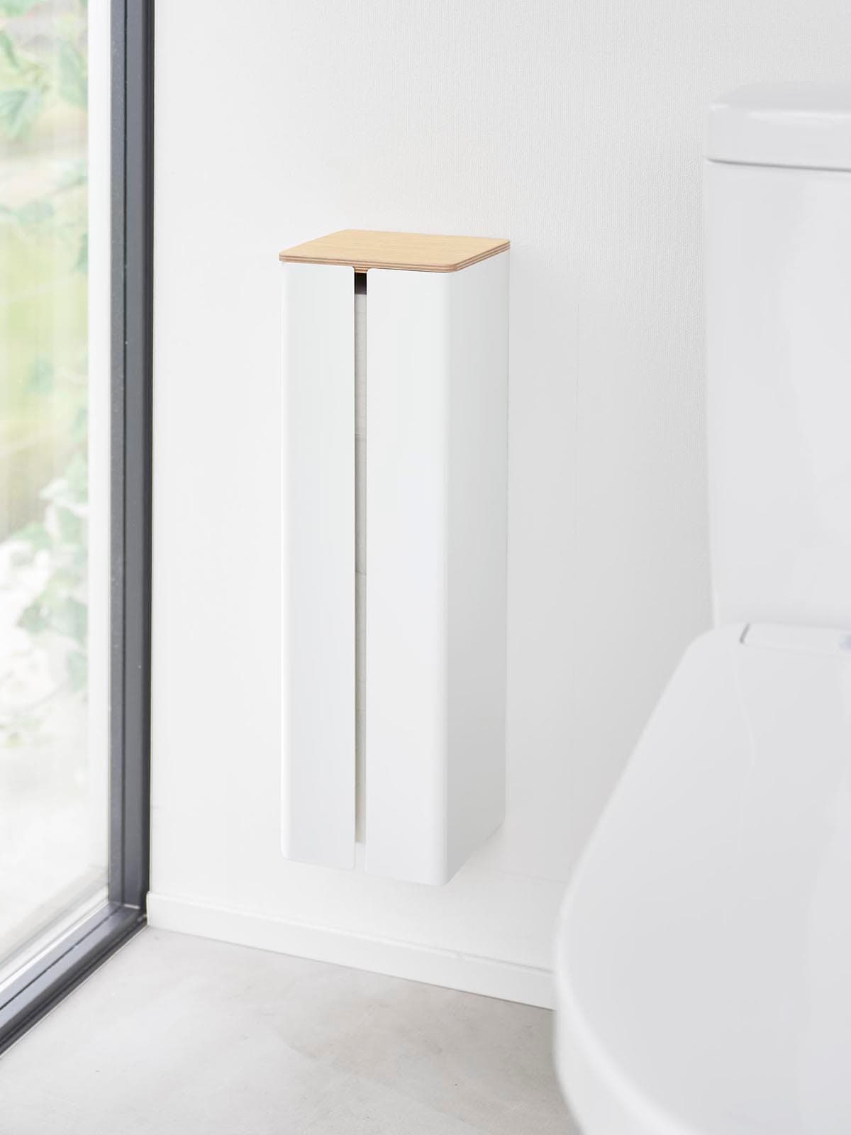 石こうボード壁対応隠せるトイレットペーパーホルダー タワー のイメージ