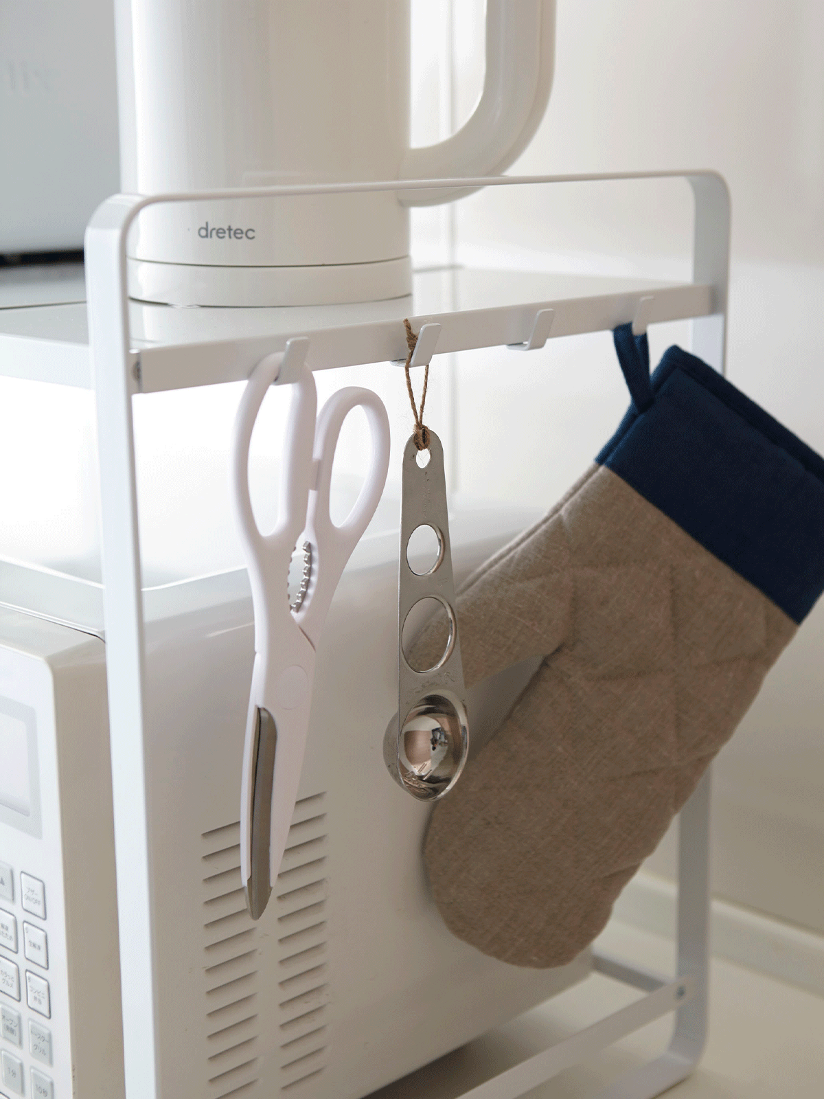 新品未開封⭐︎tower⭐︎レンジ下ラック⭐︎白山崎実業 tower | 伸縮レンジラック タワー | 山崎実業