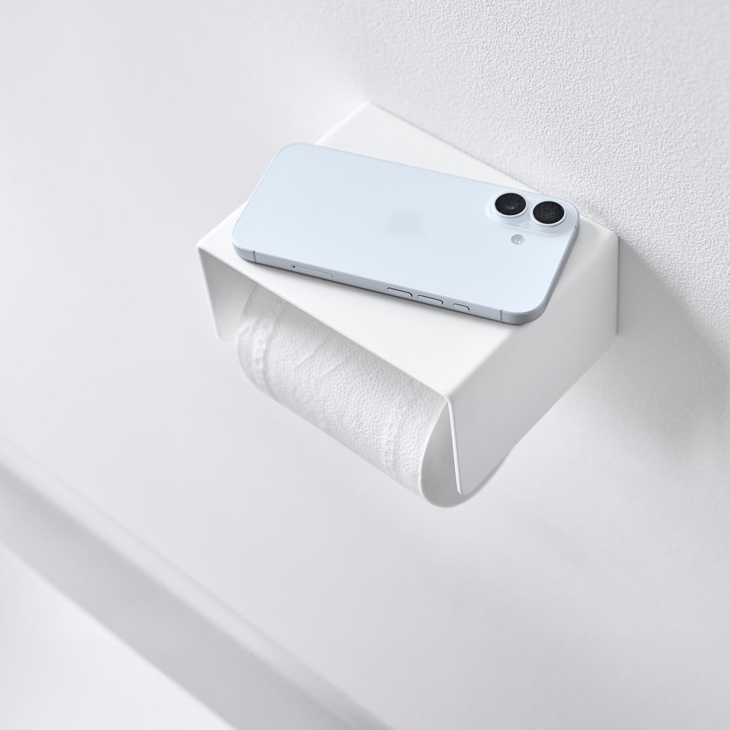 壁付けシンプルトイレットペーパーホルダー タワー | 山崎実業【公式】