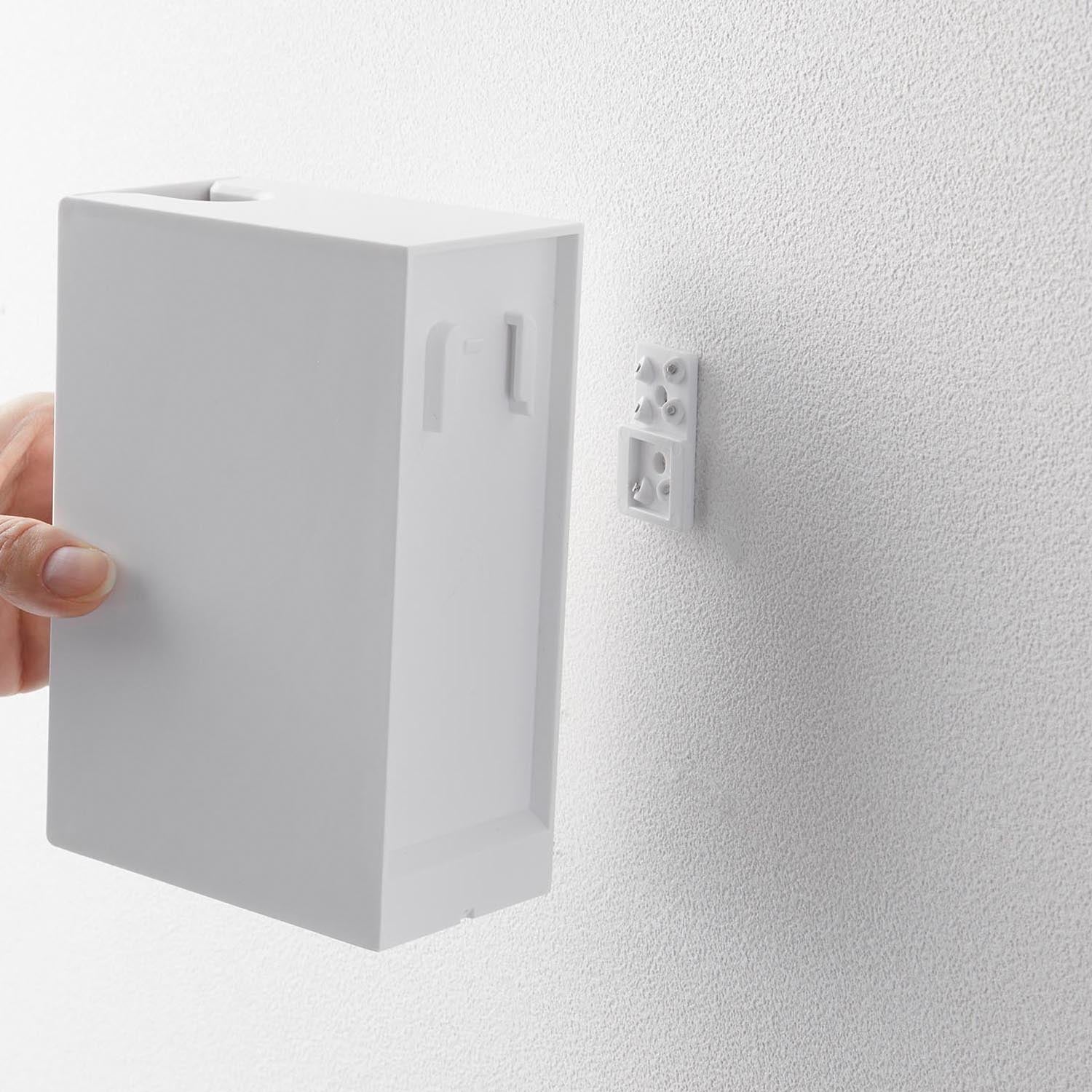 ウォール流せるトイレブラシホルダー タワー 石こうボード壁対応