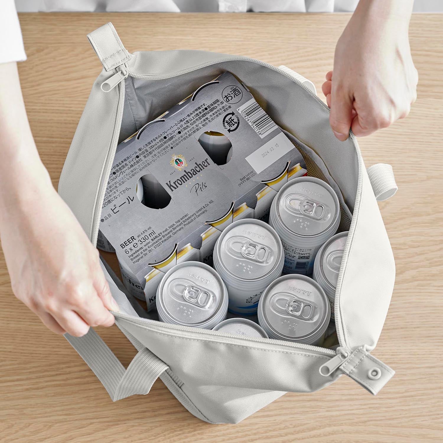 スーパー・コンビニ弁当がそのまま入る洗えるお弁当バッグ タワー