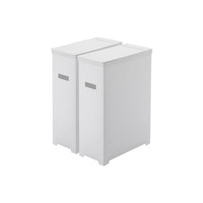 スリム蓋付きゴミ箱 タワー 2個組