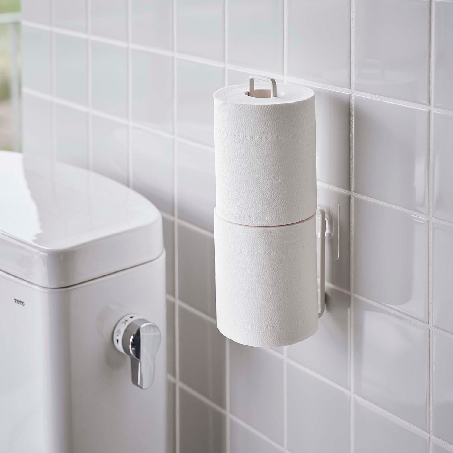 フィルムフックトイレットペーパーホルダー タワー | 山崎実業【公式】